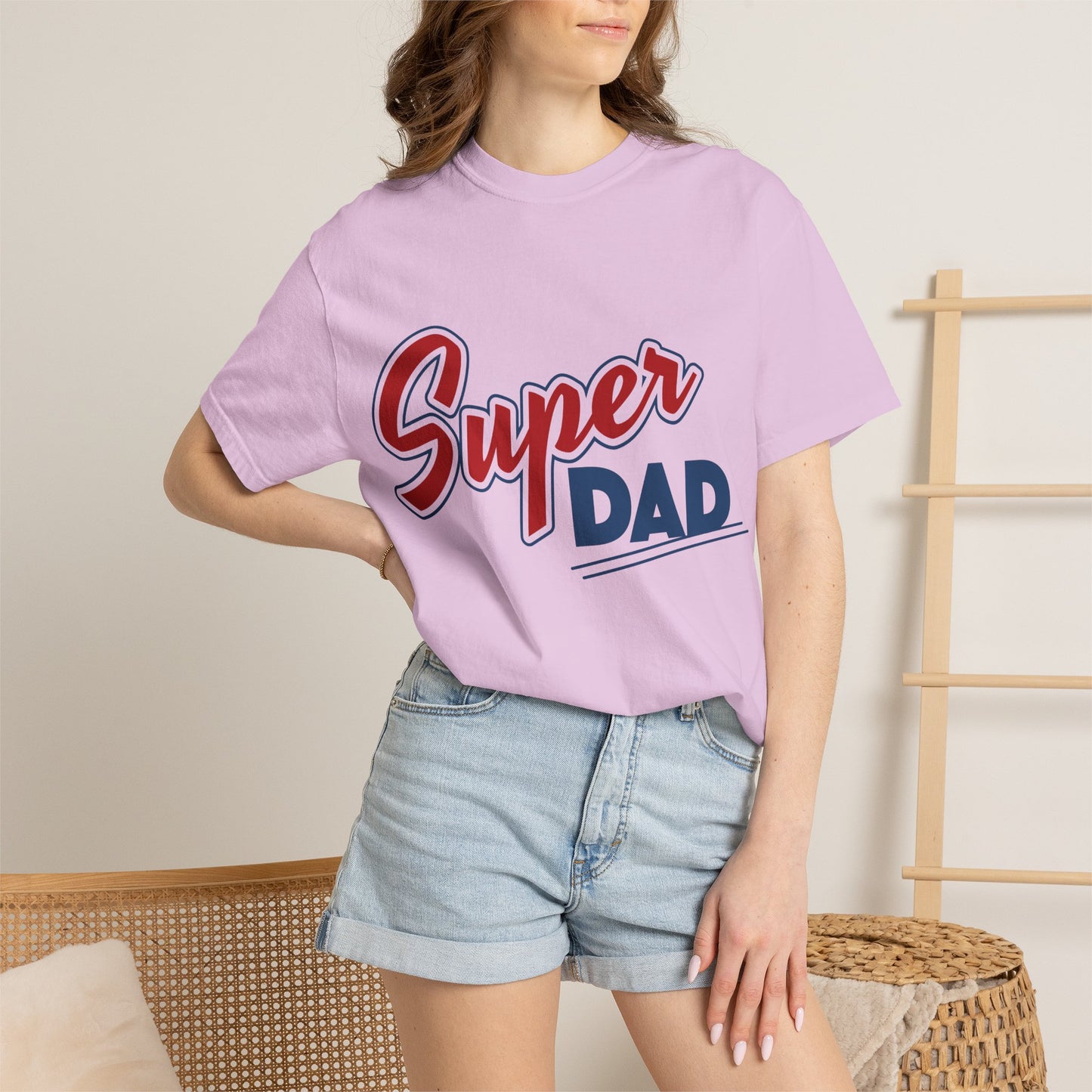 Super Dad T-Shirt — Retro Script Fathers Day Gift