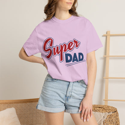 Super Dad T-Shirt — Retro Script Fathers Day Gift
