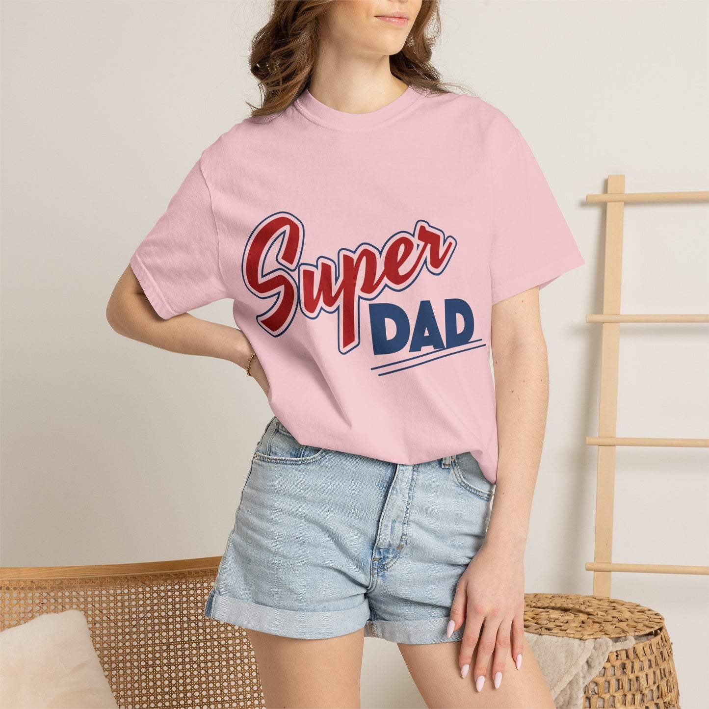 Super Dad T-Shirt — Retro Script Fathers Day Gift