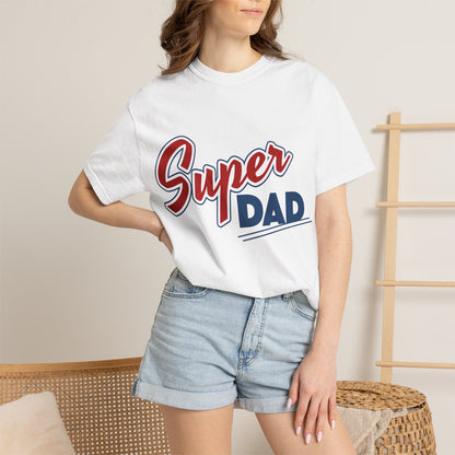 Super Dad T-Shirt — Retro Script Fathers Day Gift