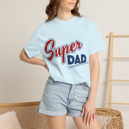 Super Dad T-Shirt — Retro Script Fathers Day Gift