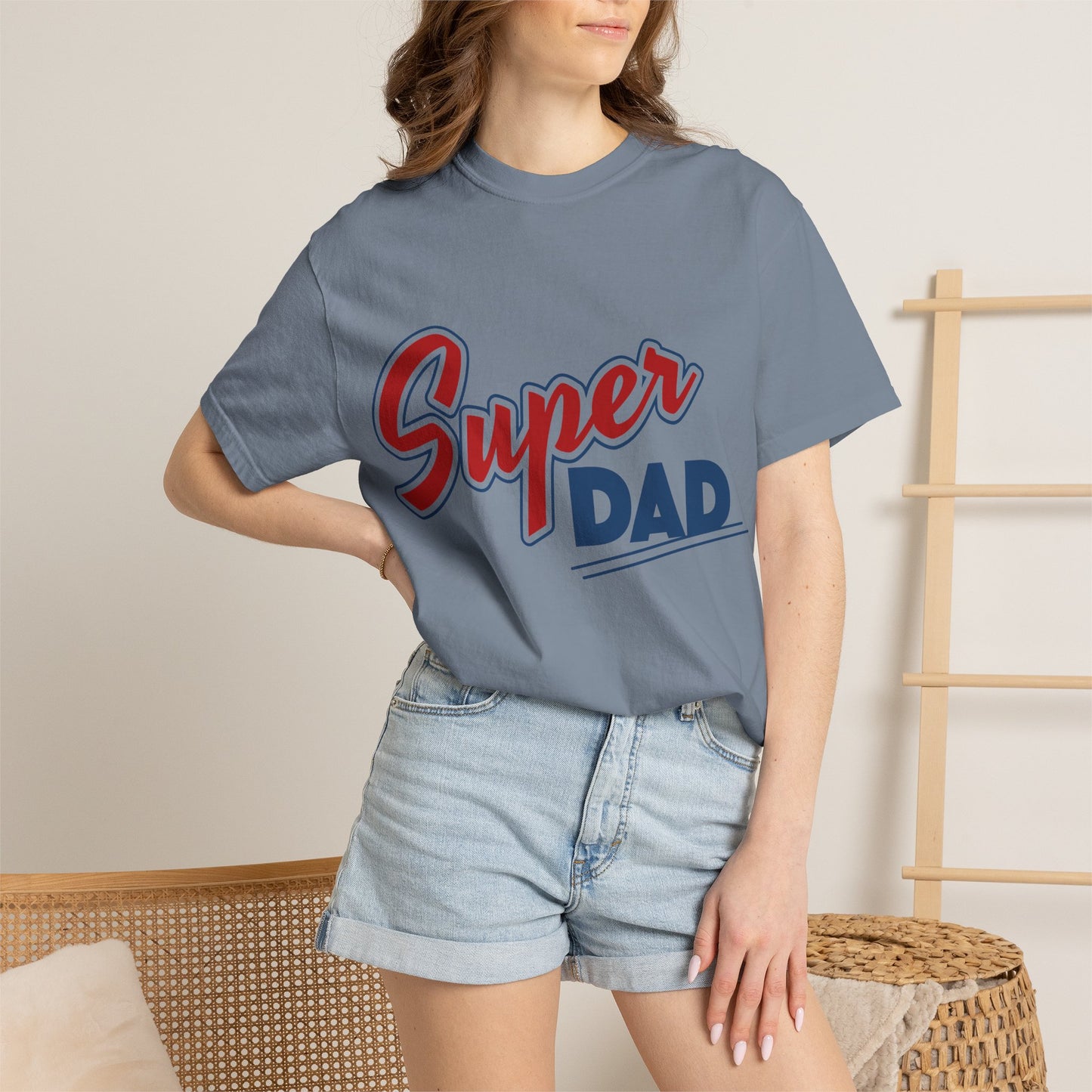 Super Dad T-Shirt — Retro Script Fathers Day Gift