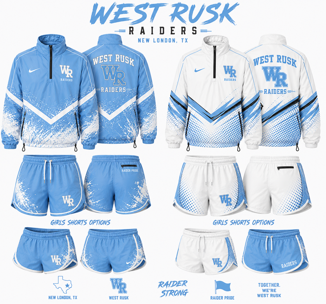 West Rusk Wind Breakers (sets)     TAKING PRE ORDERS!!