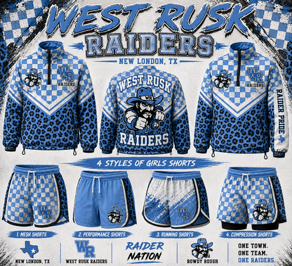 West Rusk Wind Breakers (sets)     TAKING PRE ORDERS!!