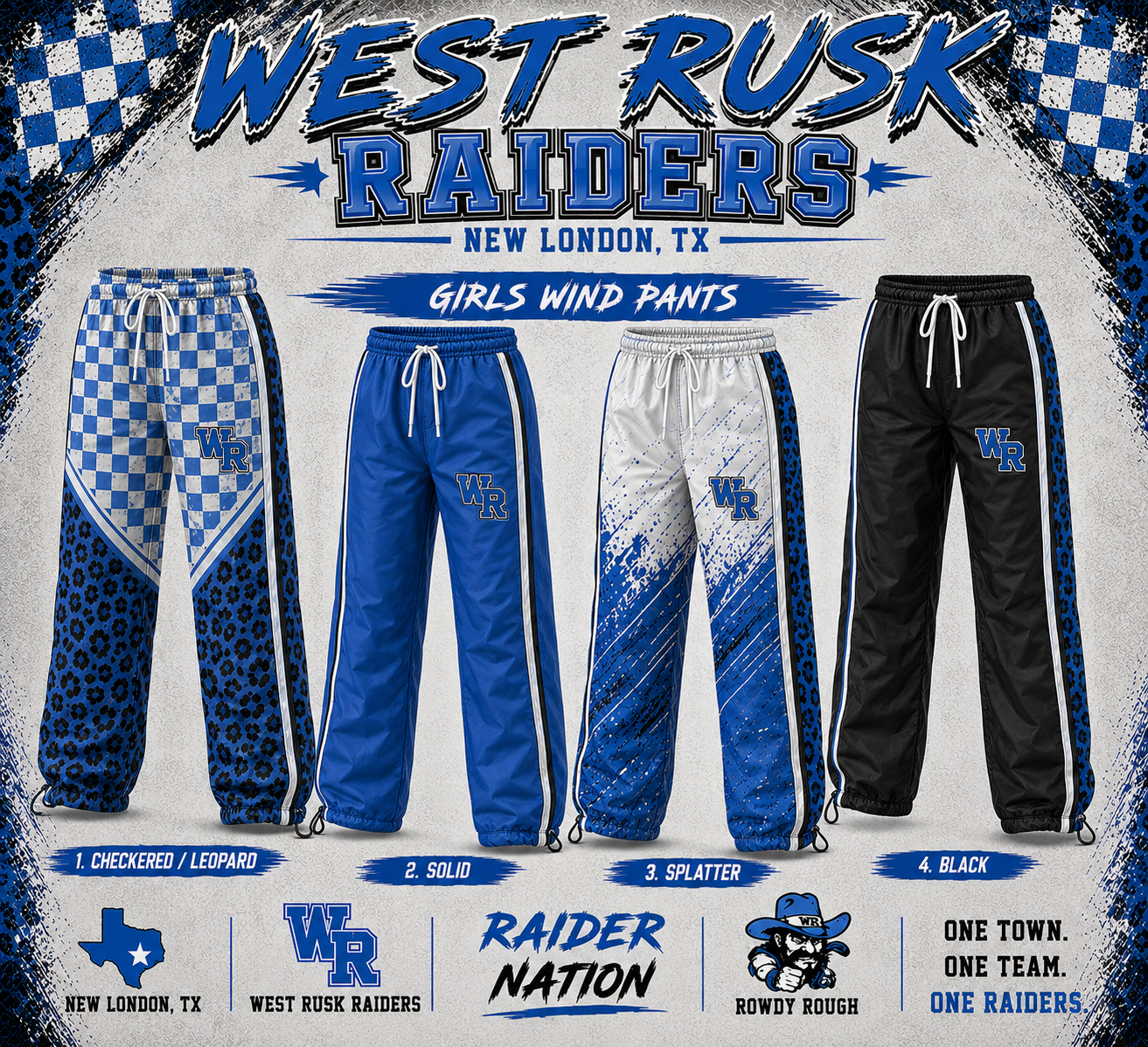 West Rusk Wind Breakers (sets)     TAKING PRE ORDERS!!