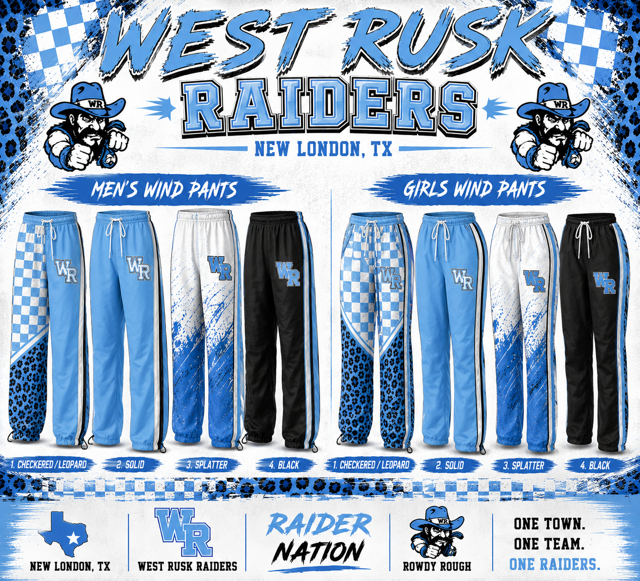 West Rusk Wind Breakers (sets)     TAKING PRE ORDERS!!